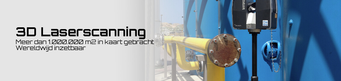 3D scan maken van uw gebouw of infra project