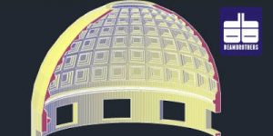 3D-laserscanning koepelkerk amsterdam Beambrothers - 3d cad model