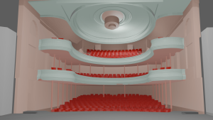 AutoCAD-model Hanzestrohmzaal